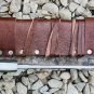 15" Viking Seax, High Carbon Steel, Handguard , Leather Sheath,Gift for him