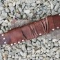 15" Viking Seax, High Carbon Steel, Handguard , Leather Sheath,Gift for him