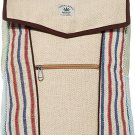 Hemp Unisex Backpack School Work Festivals Traveling Hiking Briefcase