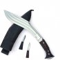 12â Genuine Heavy Duty Kukri, Handmade, Carbon Steel, Full Tang Farmer Khukuri