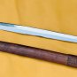 30" straight long sword-Hand Forged VIKING SWORD-Balance-Oil tempered -hand made
