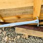 30" straight long sword-Hand Forged VIKING SWORD-Balance-Oil tempered -hand made