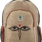 Multi Pocket Hemp Backpack (THC FREE) with Laptop Sleeve - Fashion Cute Travel