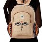 Multi Pocket Hemp Backpack (THC FREE) with Laptop Sleeve - Fashion Cute Travel