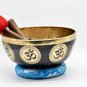 12 inches Hindu Mantra OM Carved Singing Bowls - Large Healing Mantra Sound