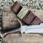 12 Inches Survival Bowie Knife-Carbon steel blade-Full tang Blocker handle