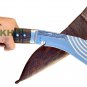14 Inches Blade 5 Fullers Full Tang Rose Wood Handle Kukri - 100% Handmade