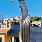 14 Inches Blade 5 Fullers Full Tang Rose Wood Handle Kukri - 100% Handmade