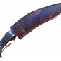 14 Inches Blade 5 Fullers Full Tang Rose Wood Handle Kukri - 100% Handmade