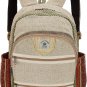 Natural Light Greay Color Backpack Handmade Nepal with Laptop Sleeve - Fashion