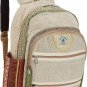 Natural Light Greay Color Backpack Handmade Nepal with Laptop Sleeve - Fashion