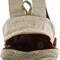 Natural Light Greay Color Backpack Handmade Nepal with Laptop Sleeve - Fashion