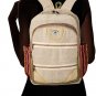Natural Light Greay Color Backpack Handmade Nepal with Laptop Sleeve - Fashion