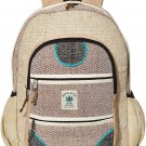 100% Pure Hemp Multi Pocket Backpack ( THC FREE) with Laptop Sleeve - Fashion