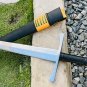 24 inches Customized Short Viking Sword-Carbon Steel with Leather Wrapped Handle