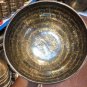 Tibetan Meditation Om Mani Padme Hum Peace Singing Bowl - Beaten Hammered Sin...