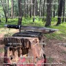 CUSTOM HANDMADE  TACTICAL BOWIE KNIFE HUNTING KNIFE FULL TANG BOWIE KNIFE