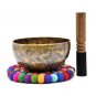 Singing Bowl Nepal- 6 inch Full Moon Singing Bowl Handmade in Nepal-Meditatio...