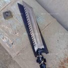 Hand-made Fixed Blade Damascus Tracker Knife Tanto Blade Knife Hunting Knife.