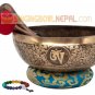 Singing Bowl Nepal-10" Buddha Carved Super Sound Tibetan Yoga Bowl Tibetan Ha...