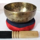 Solar Plexus Chakra E Note Auntic Hand Hammered Tibetan Meditation Singing Bo...