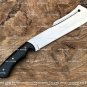 CUSTOM HANDMADE MEAT CLEAVER KNIFE FIXED BLADE KNIFE HUNTING KNIFE MACHETE KNIFE