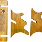 Royal Gurkha Rifles Engraved Display Khukuri/Kukri Wooden Stand - Two Tier