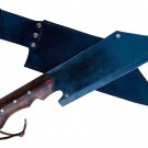 EGKH-10 Inch Bumpak Kitchen New Version Knives-Black Leather Sheath WorkingMi...