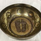 21 Inch Diameter Extra Large Standing Singing Bowl - Foot Carved Singing Bowl...