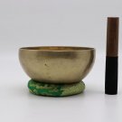 Handicraft Nepal Tibetan Handmade Singing Bowl 8'' for Yoga Meditation with S...