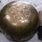 NHH 9" Om Carved Meditation Tibetan Singing Bowl Hand Hammered Yoga Singing B...