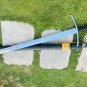 42" Blade Customized Long Viking Sword- Carbon Steel with Leather Wrap Handle