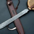 HAND FORGED GLADUIS SWORD DAMASCUS SHOET SWORD VIKING BATTLE SWORD ONE HANDED