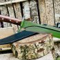 EGKH 16" blade Custom Bushcraft Long Knife-High Carbon Steel, Ergonomic Rosewood
