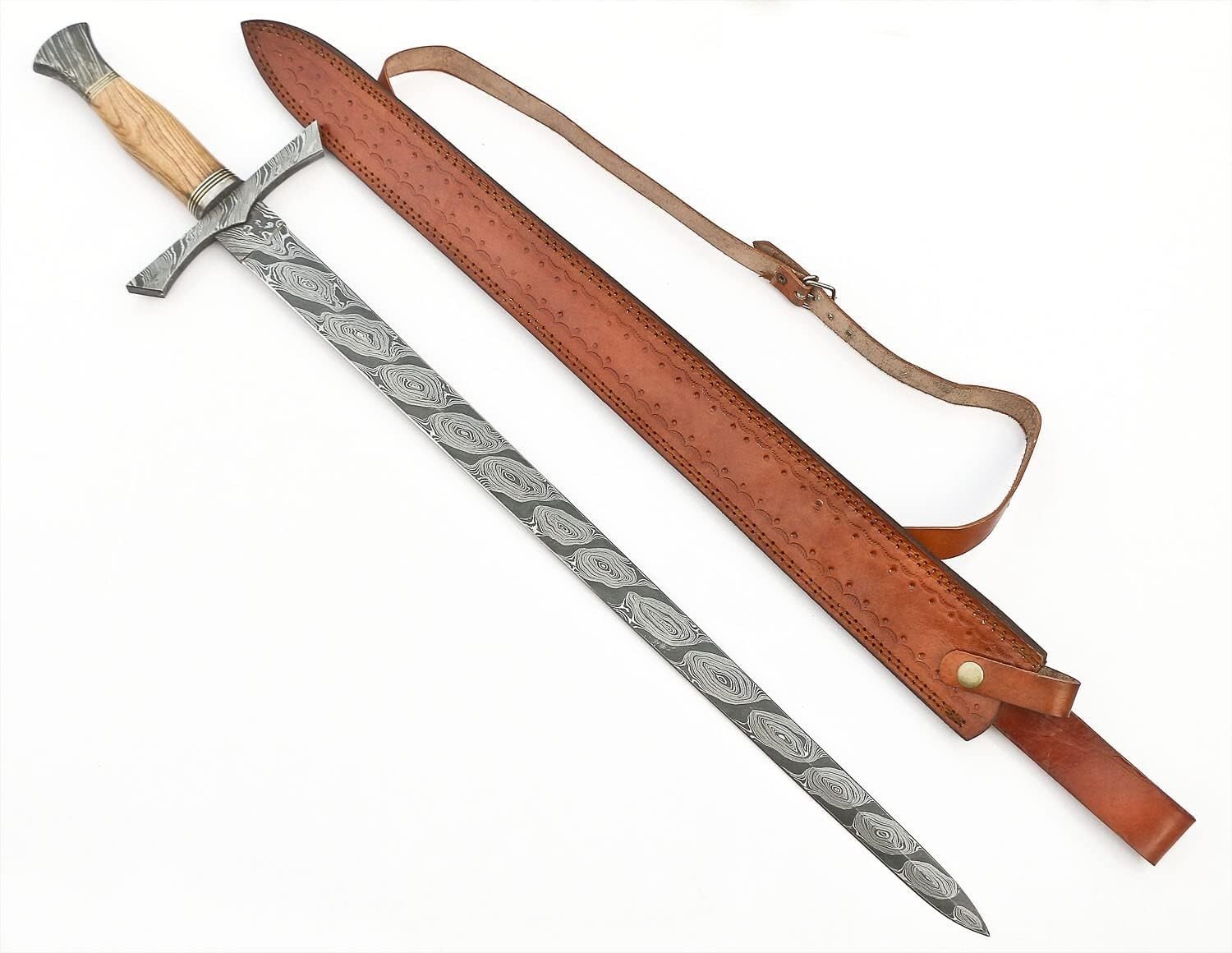 Damascus Sword  Viking Sword,  Sword with Sheath