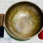Singing Bowl Nepal-10" Inch Healing Buddha Yoga Bowl- Hand Hammered Tibetan S...
