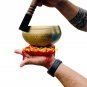 Singing Bowl Nepal-6" Tibetan Buddhist Hand Beaten Throat Chakra G Note Singi...