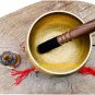 Singing Bowl Nepal-6" Tibetan Buddhist Hand Beaten Throat Chakra G Note Singi...