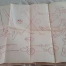 Vtg Artex Paint/Embroidery Transfer Pattern Iron On Monogram Designs 0236 Sports