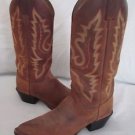 Justin Boots Womens Cowgirl Western Brown Leather Sorrel Apache L4368 sz 7 8