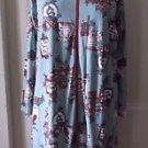 Vintage Womens Boutique New York Coach Signs Themed Pj's Night Gown Nightie S