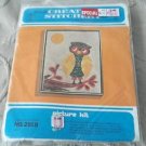 Vintage NOS 70's Creative Crewel Stitchery 291B Owl Kitsch EMBROIDERY 15968