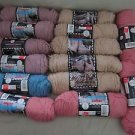 Natura Sayelle Yarn Acrylic 4 Ply Worsted Weight Lot of 14 Skeins Country Colors