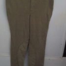 TuffRider Girls Childrens Pull-On Riding Breeches Beige Youth 12 14 Equestrian