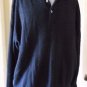 Tasso Ella 100% Fine Cashmere Knit Collared Polo Henley Pullover Sweater Mens XL
