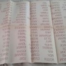 Vtg Artex Paint/Embroidery Transfer Pattern Iron On Monogram Designs 0236 Names