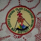 1989 Casco Bay District Spring Camporee Boy Scout Patch Badge Maine ME BSA Cub