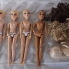 Spin Masters Liv Doll Lot of 4 Dolls Wigs 2009 Blonde Brunette African American