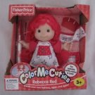 NIB Fisher Price Color Me Cuties Rebecca Red Doll Create Your Own Fashions