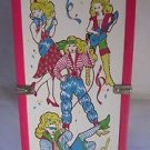 Vintage 80s Jem & Holograms Wood Baby Doll Trunk Wardrobe Armoire Carrying Case